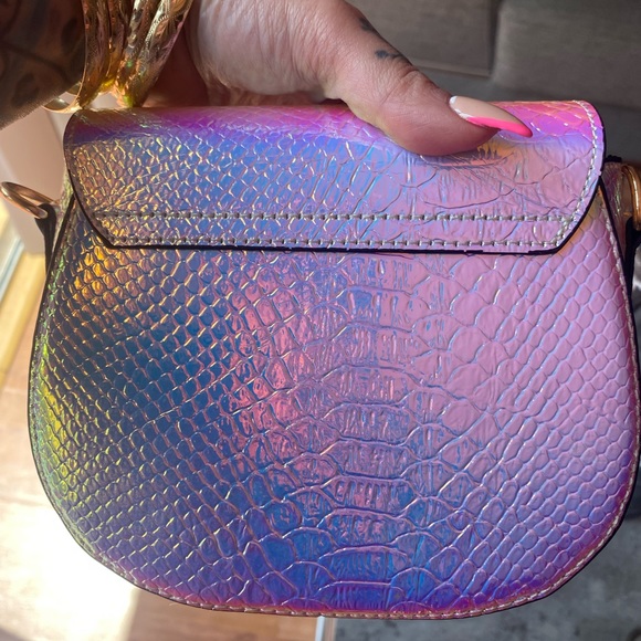 Unicorn colored mini crossbody purse - Picture 2 of 4